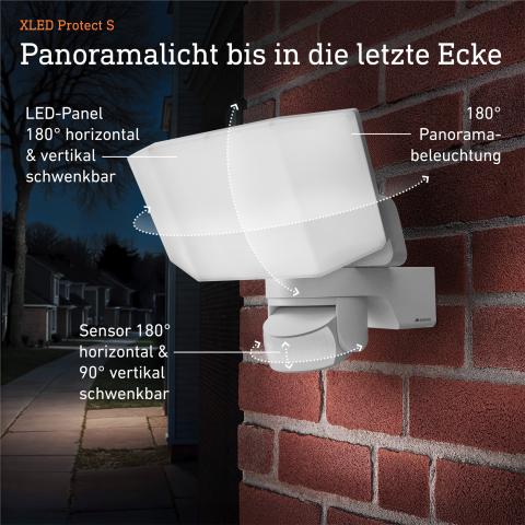  XLED Protect S con detector de movimiento - blanco